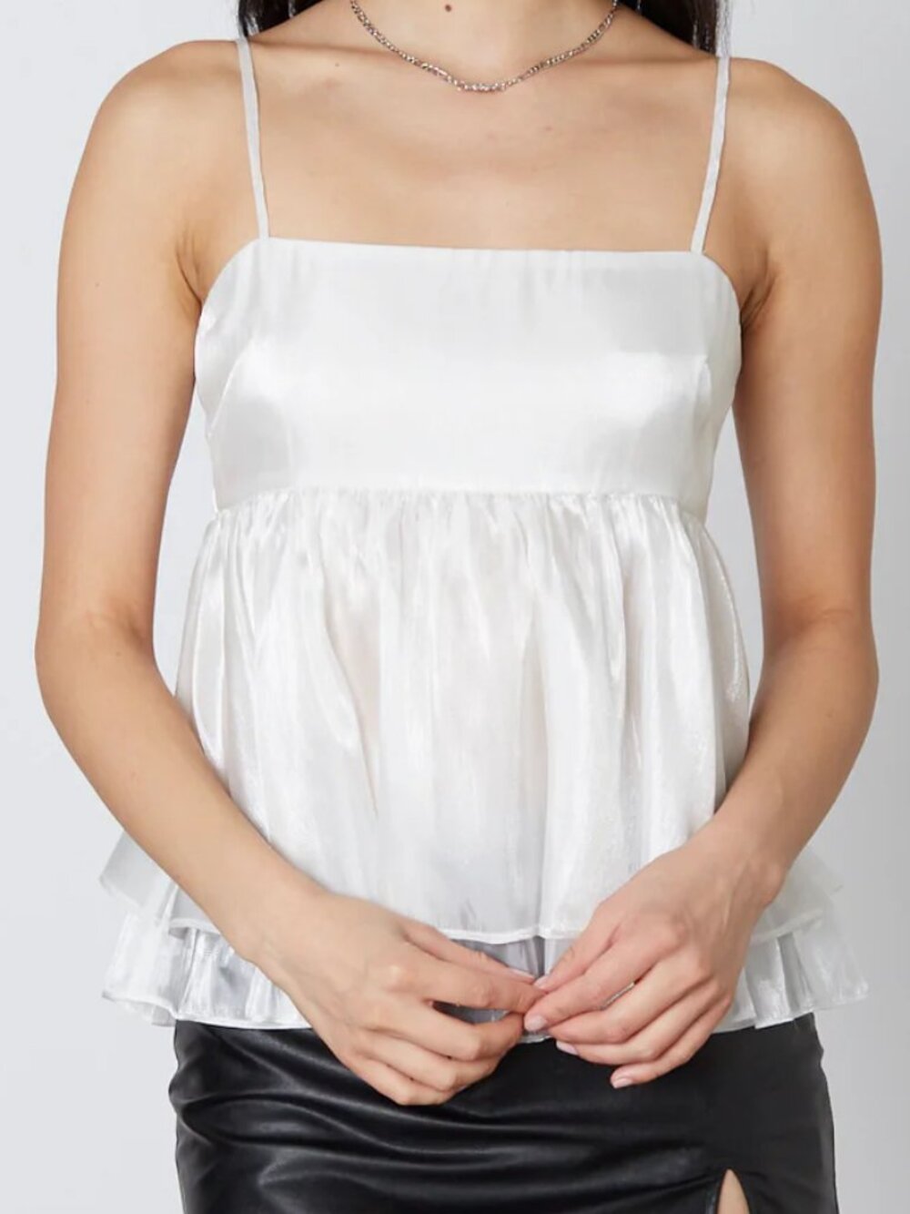 RARE LIMITED EDITION Princess Polly Organza Shimmer Babydoll Top - Size US 6